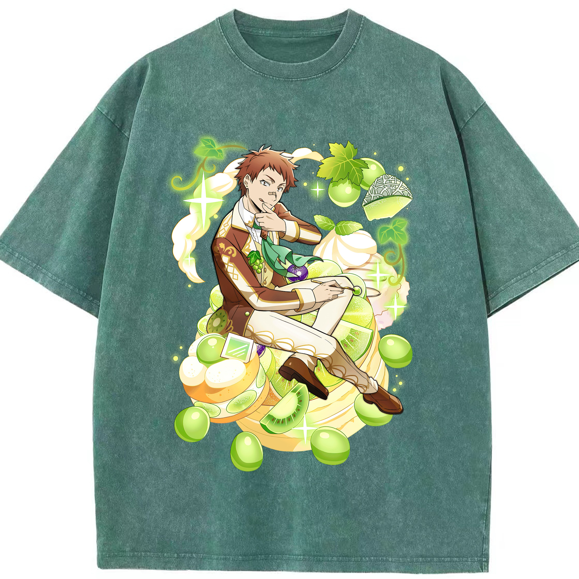 （画像用） 文豪ストレイドッグス Bungo Stray Dogs 綿100% ヴィンテージ風 半袖Tシャツ（フロントプリント）